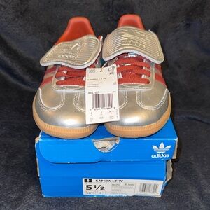 Adidas Samba LT W Silver/Red women’s sneakers